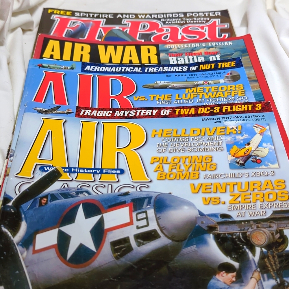 Air Classics & Other Aviation Magazines Bundle Of 4